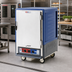 Thumbnail image #2 for Metro C5 Insulation Armour Blue Half-Height Heated Holding & Proofing Cabinet with Moisture Control, Solid Door, Lip Load Slides, 17-Pan Capacity