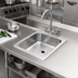 Thumbnail image #2 for Vollrath 212560 Self-Rimming Drop-In Single-Bowl Sink