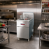 Thumbnail image #3 for IKON Cooking Split Pot LP Gas Commercial Deep Fryer, 40 lb. Per Tank, 120,000 BTU