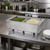 Thumbnail image #2 for Atlas Metal WIH-2 2-Well Electric Drop-In Hot Food Well, Individual Pan Design