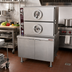 Thumbnail image #2 for Crown SCDA-2 Dual-Pressure Two Compartment Steam Coil Steamer with Cabinet Base