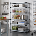 Thumbnail image #2 for Quantum Solid Shelving Starter Kit, 60 x 24 x 86 Inches, 5 Shelves, Stationary