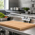 Thumbnail image #2 for equip 4-Inch Centers Deck-Mount Workboard Faucet with 12-Inch Swing Nozzle