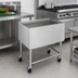 Thumbnail image #2 for Krowne MB-1824 Mobile Stainless Steel Ice Bin with Casters, 24 x 18-1/2 x 30 Inches