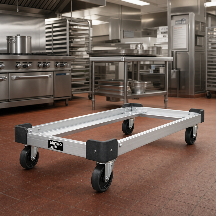 Product image #2 for Metro 60 x 21 Inch Made-to-Order Aluminum Truck Dolly Frame with Corner Bumpers