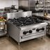 Thumbnail image #2 for Bistro 60-Inch Modular Gas Restaurant Range with 10 Open Burners
