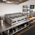 Thumbnail image #2 for Comstock-Castle 48-Inch Countertop Step-Up Saute Gas Hot Plate with 8 Burners