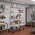 Thumbnail image #2 for Quantum 18-Inch Overhead Track Shelving Mobile Kit, Chrome Plated