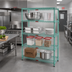 Thumbnail image #2 for EagleGard 4-Tier Stationary Wire Shelving Starter Unit, 36W x 18D x 74H, Hybrid Epoxy Finish