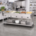 Thumbnail image #2 for Vollrath ServeWell SL 5-Well Electric Hot Food Table, 76 Inch, 208-240V, Open Shelf Base