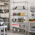 Thumbnail image #2 for Quantum Stationary 5-Shelf Wire Shelving Starter Kit, 36