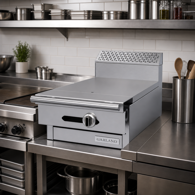 Product image #2 for Garland Cuisine Series Heavy Duty 18-Inch Gas Modular Add-A-Unit Hot Top Range Section