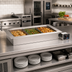 Thumbnail image #2 for Alto-Shaam Halo Heat Large-Flange Drop-In Waterless Electric Hot Food Well, 3 Full-Size Pan Capacity