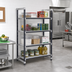 Thumbnail image #2 for Cambro Camshelving Elements XTRA 4-Tier Solid Stationary Starter Shelving Unit, 24