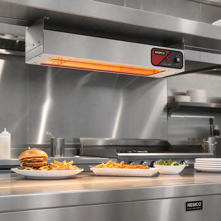 Product image #2 for Nemco 36-Inch Dual Infrared Strip Heater with Infinite Temperature Control, 240V