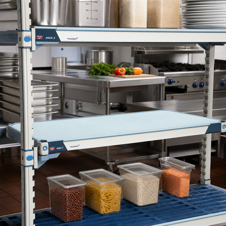 Product image #2 for MetroMax i 30"W x 24"D Solid Polymer Shelf with Microban