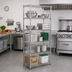 Thumbnail image #2 for Eagle Group 5-Tier Chrome-Plated Wire Starter Shelving Unit, 36W x 24D x 74H