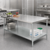 Thumbnail image #2 for Advance Tabco Galvanized Work Table Undershelf for 48