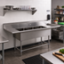 Thumbnail image #2 for John Boos Pro-Bowl 3-Compartment Stainless Steel Sink with Left and Right Drainboards, 18 x 18 x 12-Inch Bowls