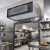 Thumbnail image #2 for Berner Industrial Series IDC14-2078E Heated Electric Direct Drive Air Curtain, 78-Inch Wide, Dual 1 HP Motors