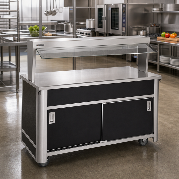 Product image #2 for Atlas Metal BLU-2-BU Mobile Modular Solid Top Utility Unit