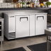 Thumbnail image #2 for True TBB-3-S-HC Two-Section Solid Swing Door Back Bar Cooler, 69-1/8 Inch, Left-Side Self-Contained Refrigeration