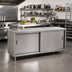 Thumbnail image #2 for Spec-Master Stainless Steel Plate Cabinet with Sliding Doors, 72