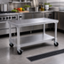 Thumbnail image #2 for New Age 60-Inch W x 24-Inch D x 24-Inch H Aluminum Equipment Stand with Removable 12-Gauge Top, Marine Edge, and Open Base