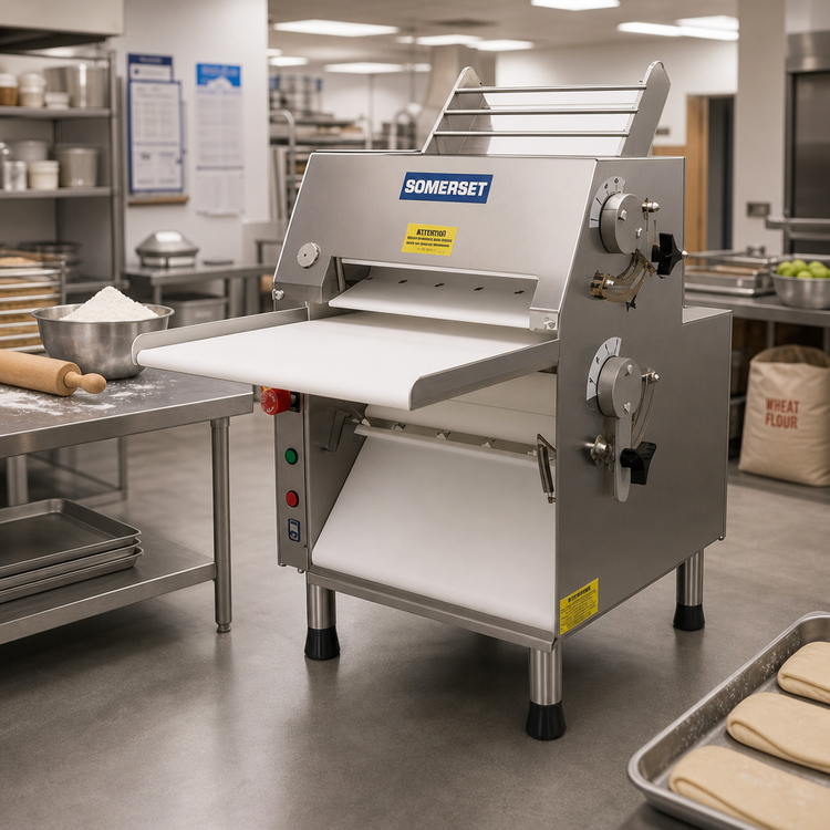 Product image #2 for Somerset CDR-1550M Dough Roller with 15-Inch Metallic Rollers