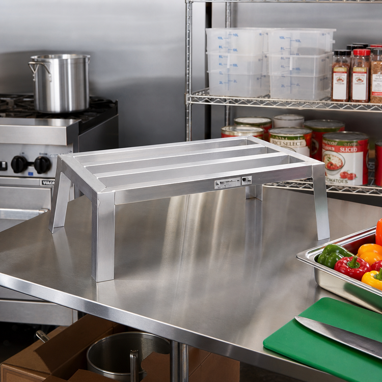 Product image #2 for Eagle Group Nesting Aluminum Dunnage Rack, 24 x 20 x 12 Inches, 3,200 lb. Capacity
