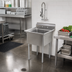 Thumbnail image #2 for Sapphire Manufacturing 1-Compartment Commercial Sink with Legs, 18/304 Stainless Steel
