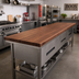 Thumbnail image #2 for Boos Block American Black Walnut Edge Grain Kitchen Countertop, 144 x 38 x 2-1/4 Inches