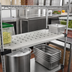 Thumbnail image #2 for Metro Super Erecta 60 x 14 Inch Type 304 Stainless Steel Louvered/Embossed Shelf with Raised Ship's Edge