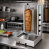 Thumbnail image #2 for Visvardis Gas Vertical Broiler Gyro Machine with 110V Enclosed Spit Motor, 155-200 lb Capacity, Stainless Steel