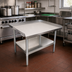 Thumbnail image #2 for BK Resources Economy Stainless Steel Equipment Stand with Adjustable Undershelf, 24 x 30 Inch