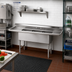 Thumbnail image #2 for Advance Tabco 3-Compartment Stainless Steel Sink with Left & Right Drainboards, 30 x 30 x 14-Inch Bowls
