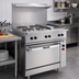Thumbnail image #3 for Vulcan 36-Inch Electric Restaurant Range with 4 French Hotplates, 12-Inch Griddle, and Oversized Oven