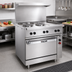 Thumbnail image #3 for Vulcan 36-Inch Electric Restaurant Range with 4 French Hotplates, 12-Inch Griddle, and Oversized Oven