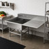 Thumbnail image #2 for John Boos Pro-Bowl 2-Compartment Platter Sink with 24-Inch Right-Hand Drainboard