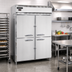 Thumbnail image #2 for Continental Refrigerator Designer Line DL2WE-SS-HD 2-Section Extra-Wide Reach-In Heated Holding Cabinet with Half Doors