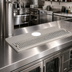 Thumbnail image #2 for 24-Inch Surface-Mount Stainless Steel Drip Tray Trough with Tower Plate
