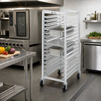 Thumbnail image #2 for Channel Manufacturing RIUTR-16 Reach-In Bun Pan / Steam Table Pan Rack, End Load, Aluminum, 16-Pan, 3-Inch Spacing