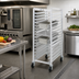 Thumbnail image #2 for Channel Manufacturing Reach-In Bun Pan / Steam Table Pan Rack, End Load, Aluminum, 16 Pan Capacity