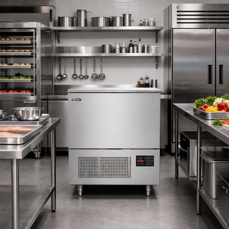 Product image #3 for KoolMore Reach-In Self-Contained Blast Chiller/Freezer with 30.9 lb Chilling Capacity