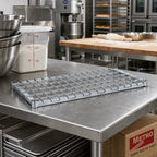 Thumbnail image #2 for Metro Super Erecta 1824DRC Chrome Wire Dunnage Shelf, 24 x 18 Inches, Removable Lift-Off Wire Mat