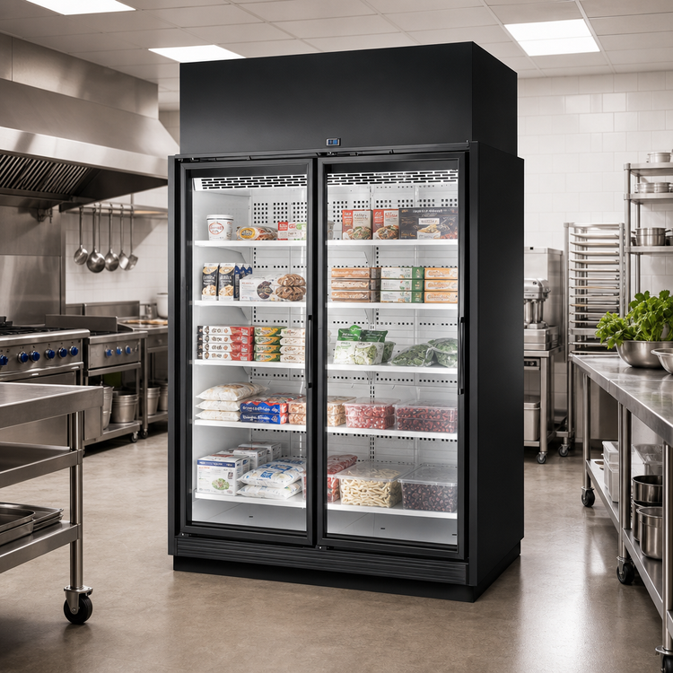 Product image #2 for 2-Door Low Temp Glass Door Freezer Merchandiser