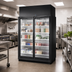 Thumbnail image #2 for 2-Door Low Temp Glass Door Freezer Merchandiser