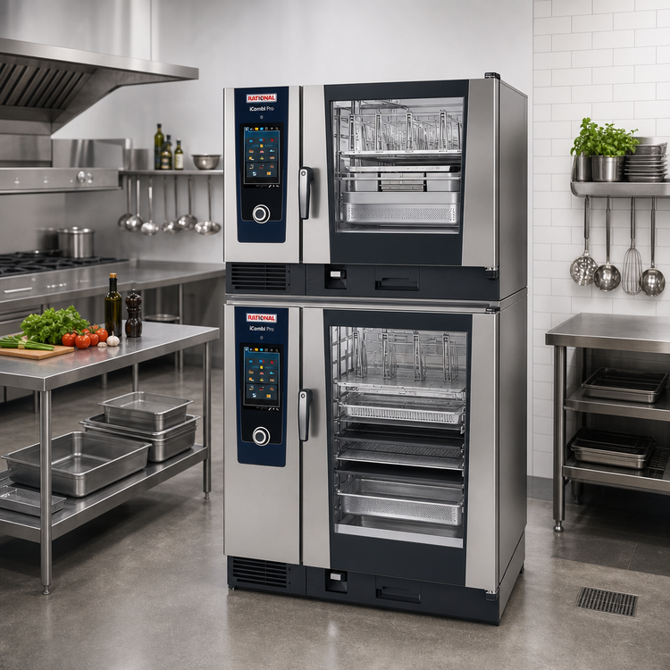 Product image #2 for RATIONAL iCombi Pro Double Stack Combi Oven, 6-Full Size Over 10-Full Size, Electric, 480V, 3-Phase