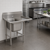 Thumbnail image #2 for Advance Tabco Regaline 1-Compartment Sink with Right-Hand Drainboard, 24