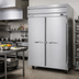 Thumbnail image #2 for Beverage-Air Horizon Series Two-Section Reach-In Refrigerator with Solid Hinged Doors, 45.2 Cu. Ft., Top-Mounted Self-Contained Refrigeration